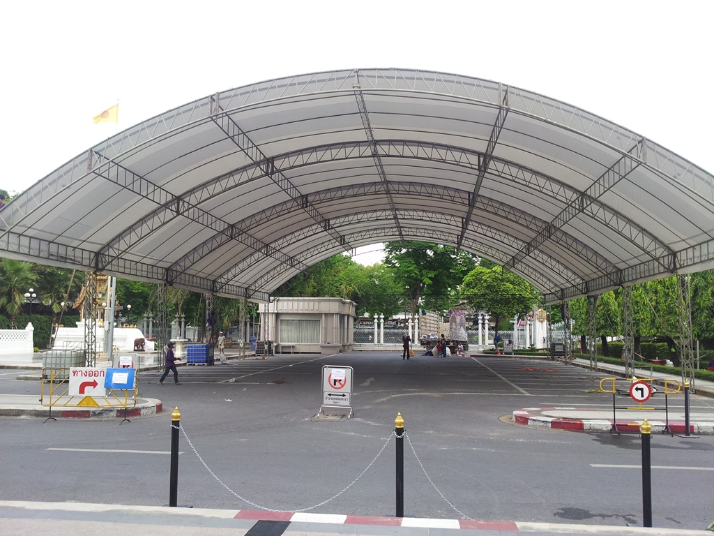 เต็นท์ 20 ม. เสาสี่เหลี่ยม